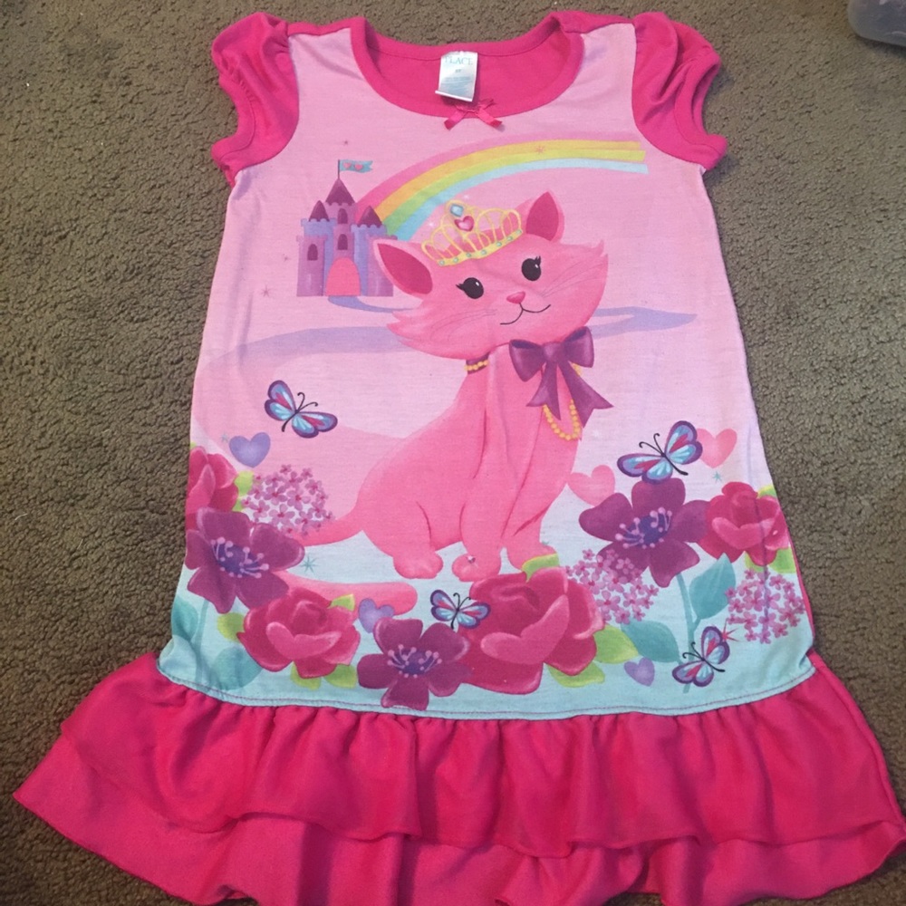 Princess cat pajamas size 5t